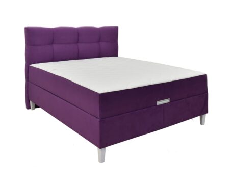 Double bed Corleone Type C III Purple